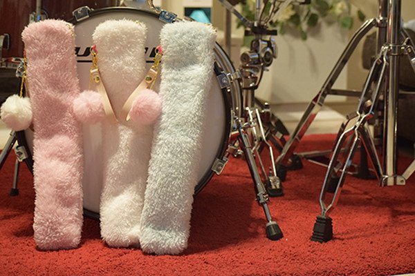 ふわモコ！スティックケース ファスナータイプ（ピンク）